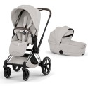Cybex Priam 2026 Style cinzento castanho cromado