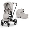 Cybex Priam 2026 Style cinzento castanho cromado