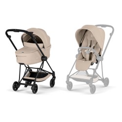 Cybex Mios 2026 Comfort preto mate bege aconchegante