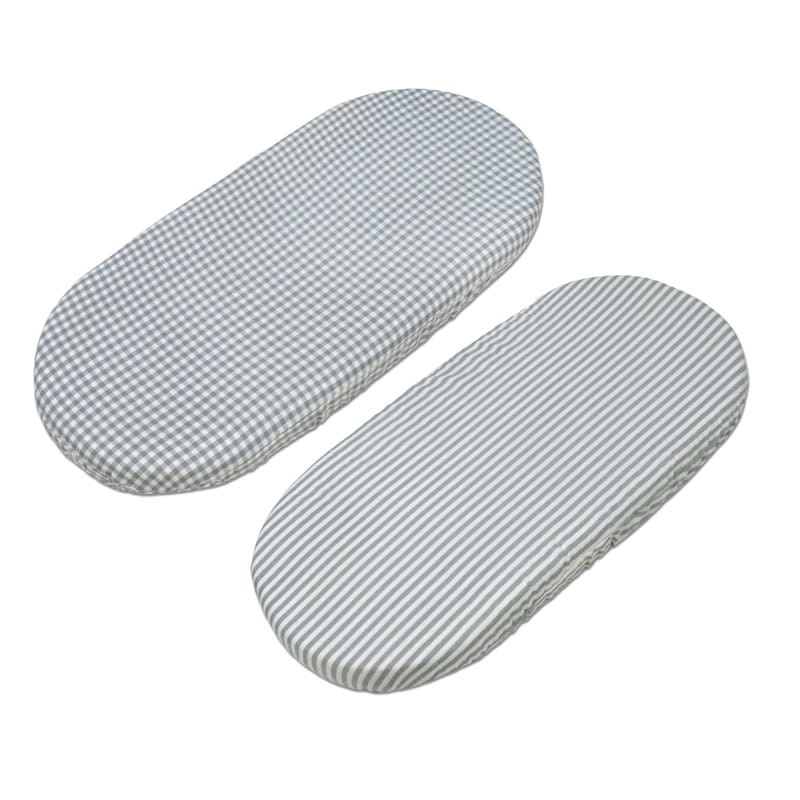Set 2 Sábanas Bajeras de Capazo Walking Mum Praliné