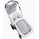 Mala Carrycot Uzturre riscas antracite e bege