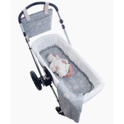 Lençol Embaixo Carrycot + Musselina Uzturre Tirsa