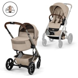 Cybex Balios S Lux 2026 bege amêndoa