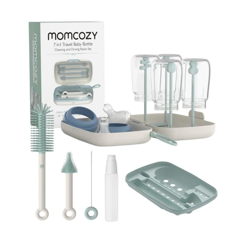 Momcozy Conjunto de Escovas para Limpeza de Garrafas